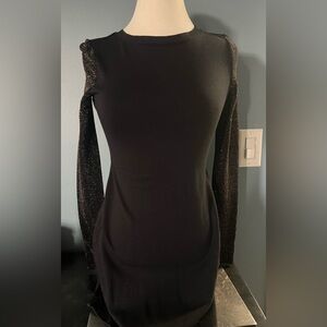 Black long sleeve dress